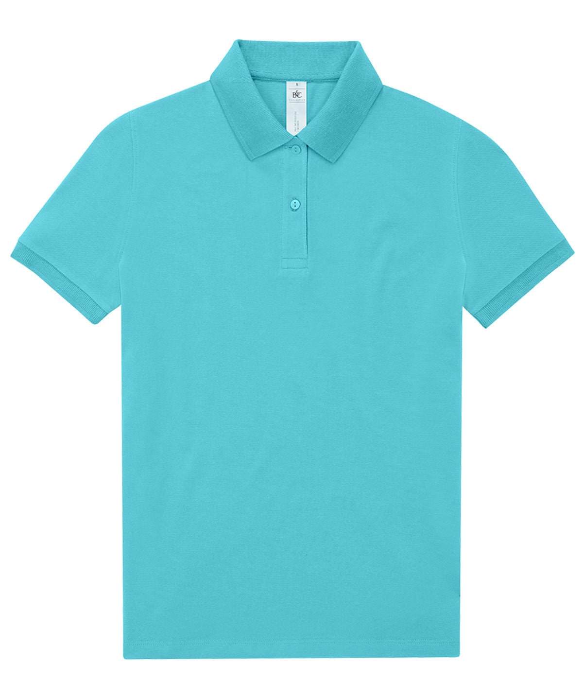 Polos - B&C 180 piké – tidlös elegans och mångsidighet Meta Turquoise