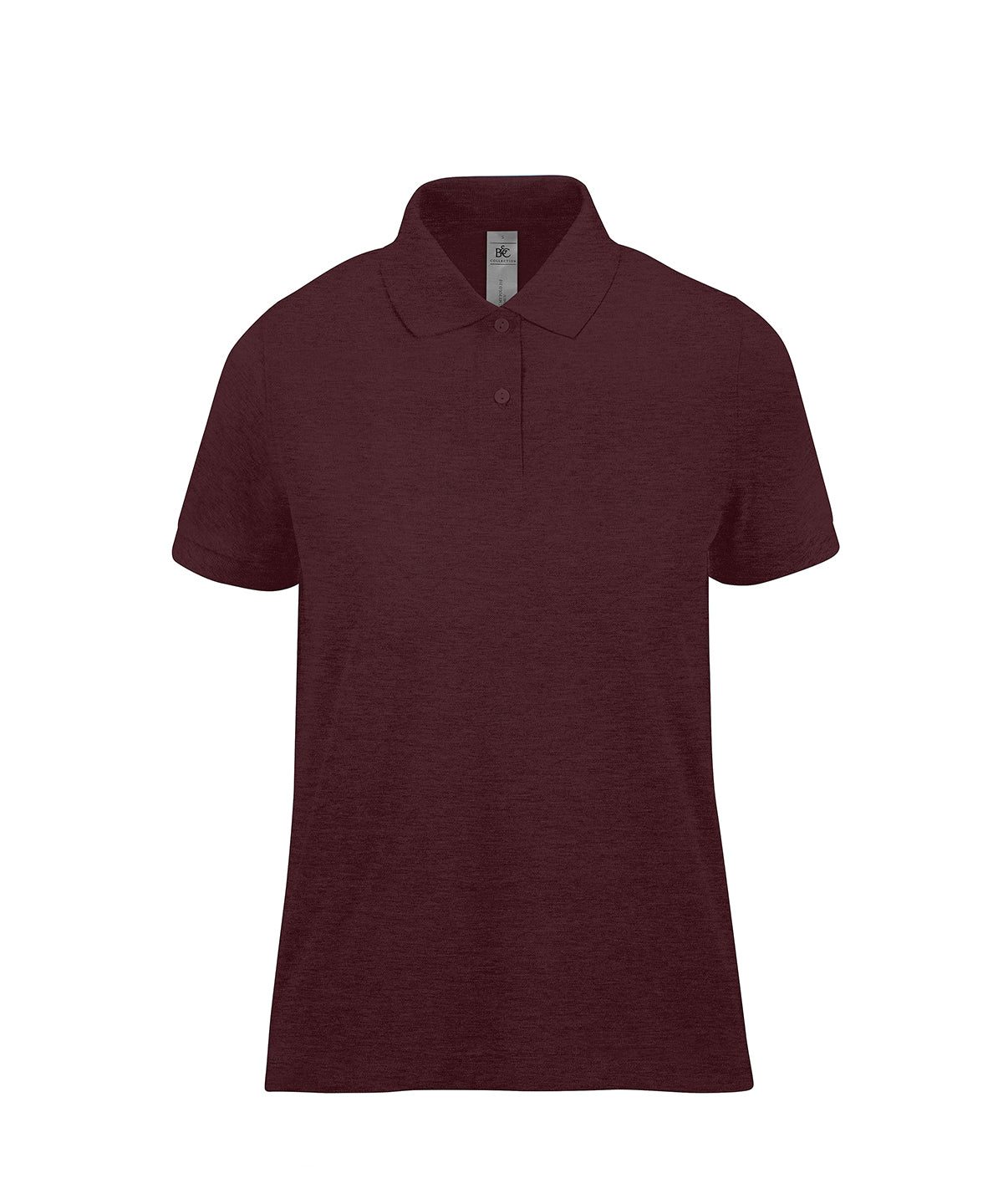 Polos - B&C My Polo 210 Heather Burgundy