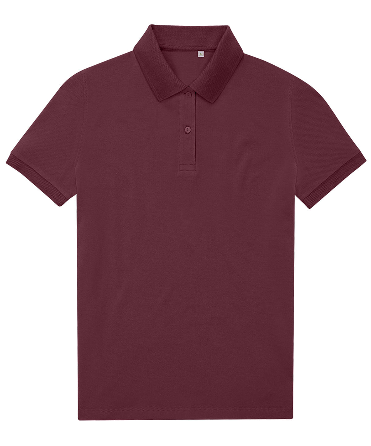 Polos - B&C my eco polo 65/35 för dam Burgundy