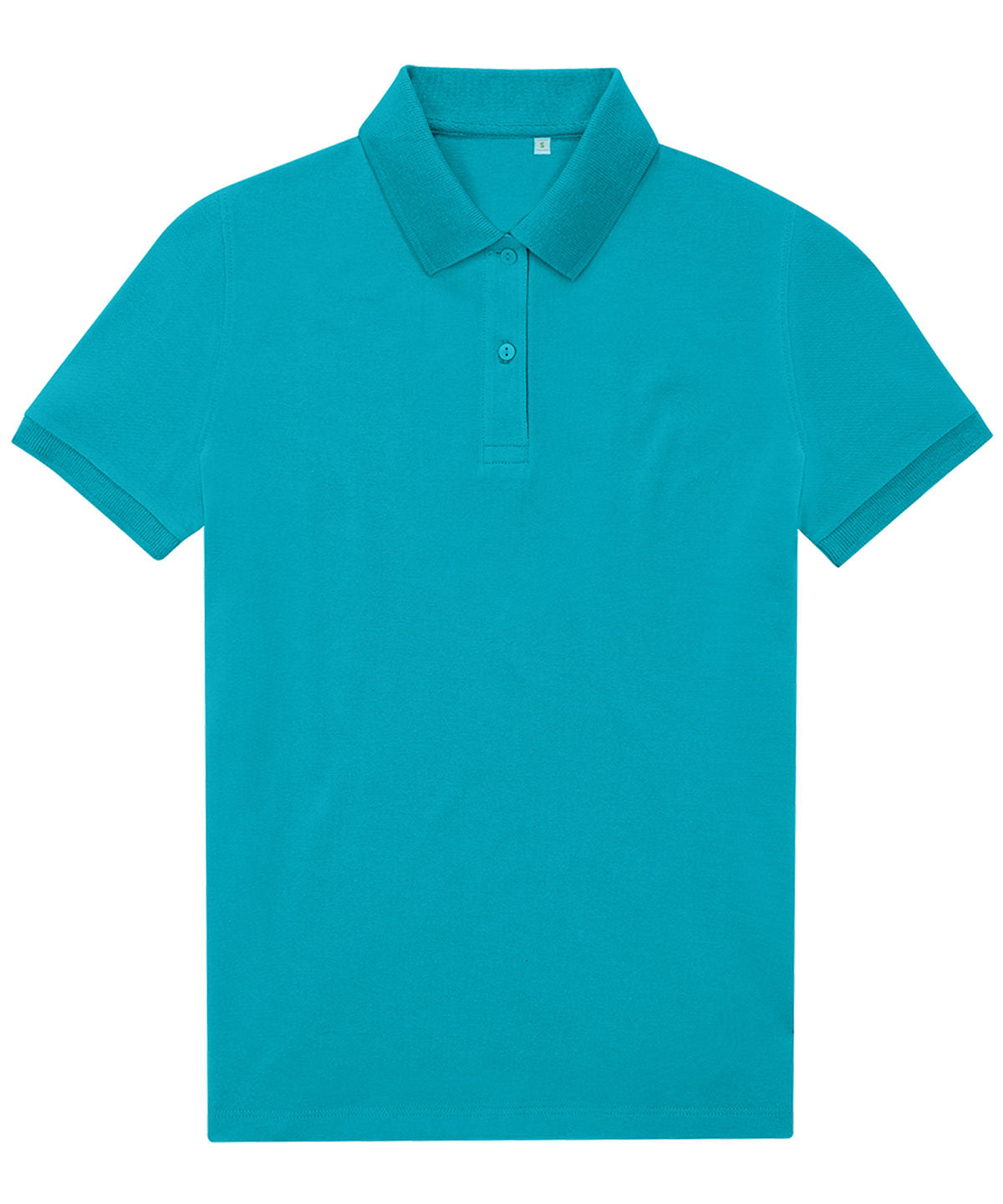 Polos - B&C my eco polo 65/35 för dam Pop Turquoise