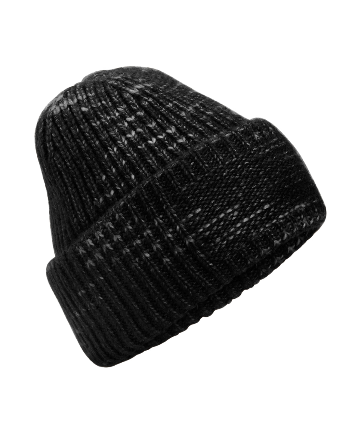 Beanies - Chunky knit reverse patch mössa Midnight Haze One Size