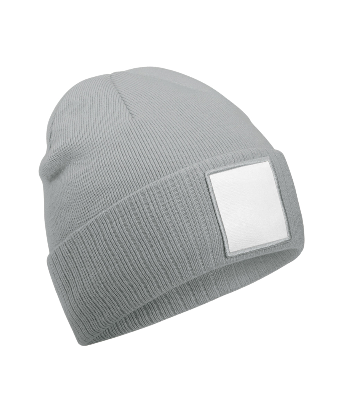 Beanies - Applikationspatch Mössa Ash White One Size