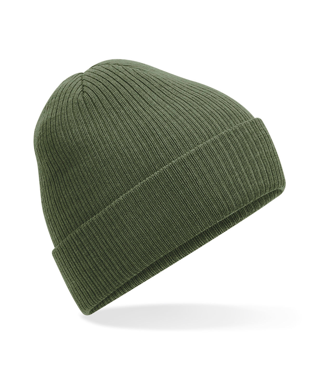 Beanies - Polylana™ Ribbad Mössa – stil och hållbarhet i perfekt balans Olive Green One size