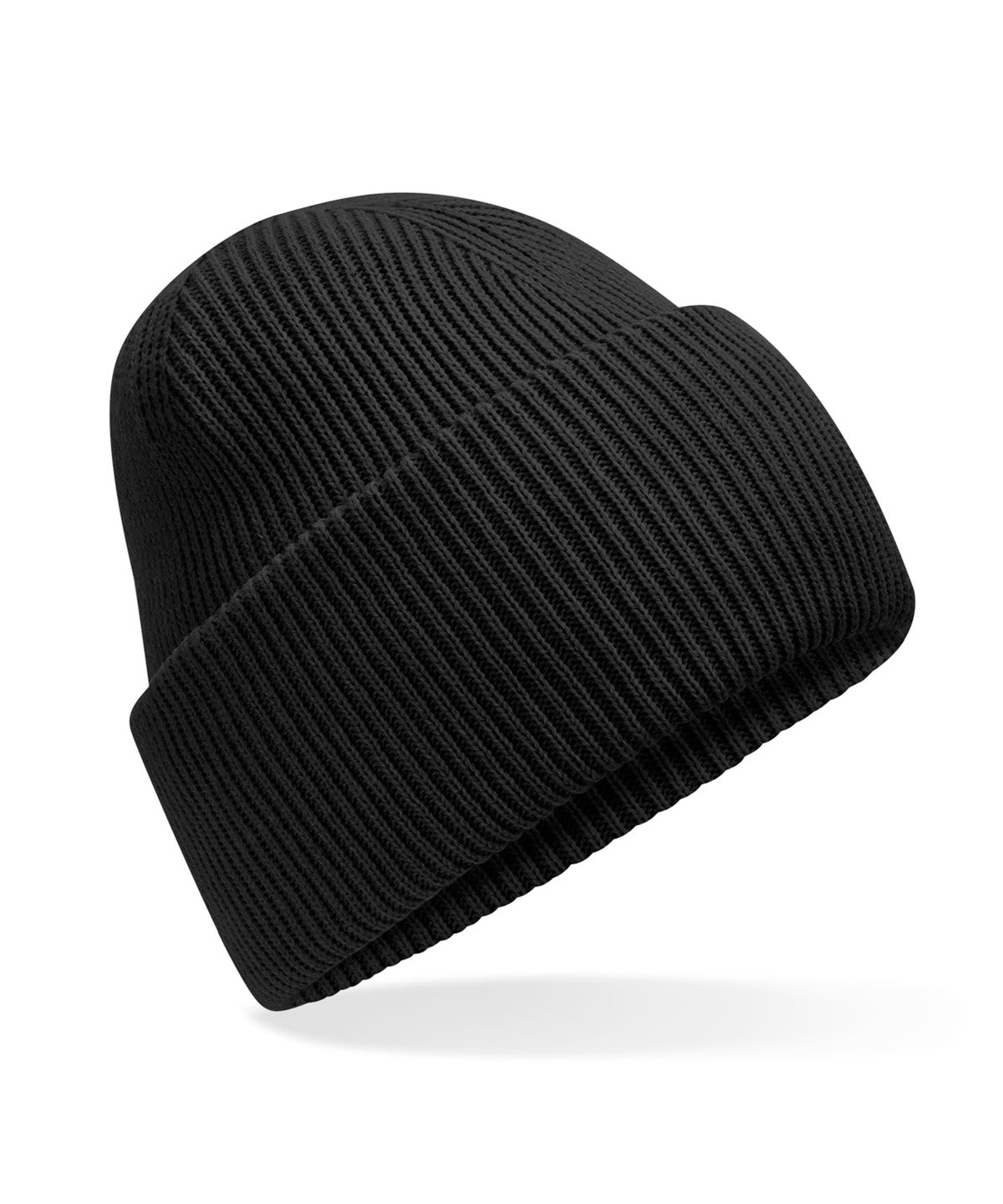 Beanies - Klassisk djupvikt mössa Black One size