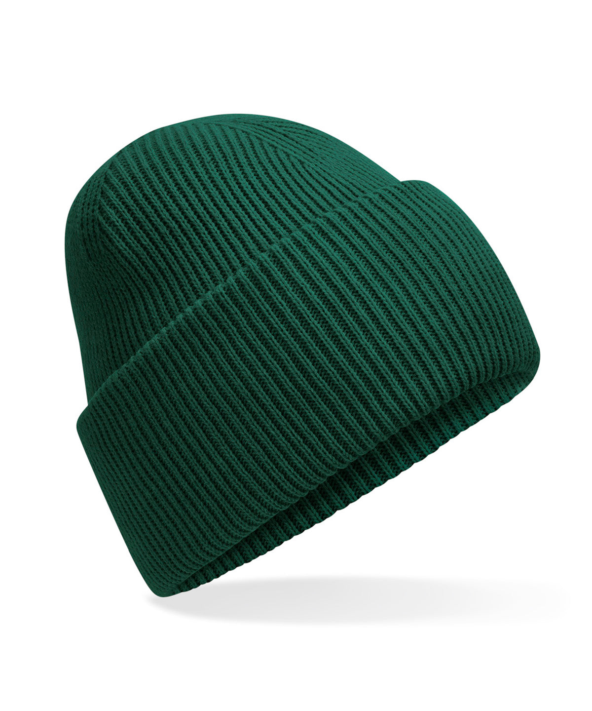 Beanies - Klassisk djupvikt mössa Bottle Green One size