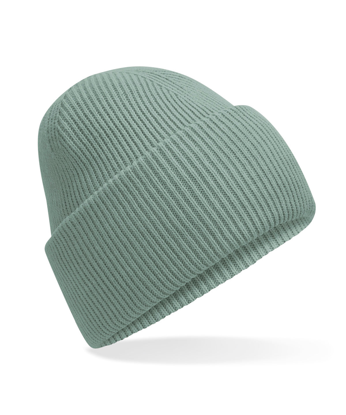 Beanies - Klassisk djupvikt mössa Dusty Green One size