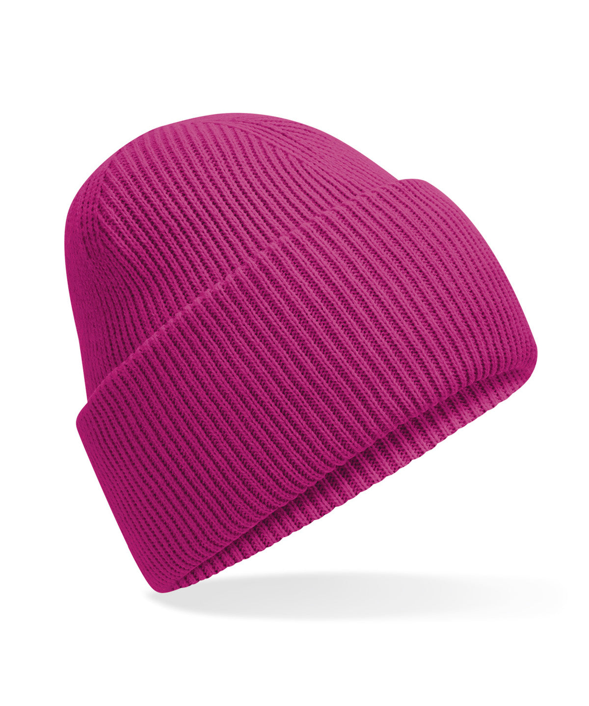 Beanies - Klassisk djupvikt mössa Festival Fuchsia One size