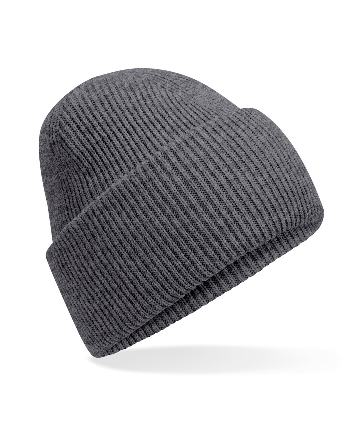 Beanies - Klassisk djupvikt mössa Granite One size