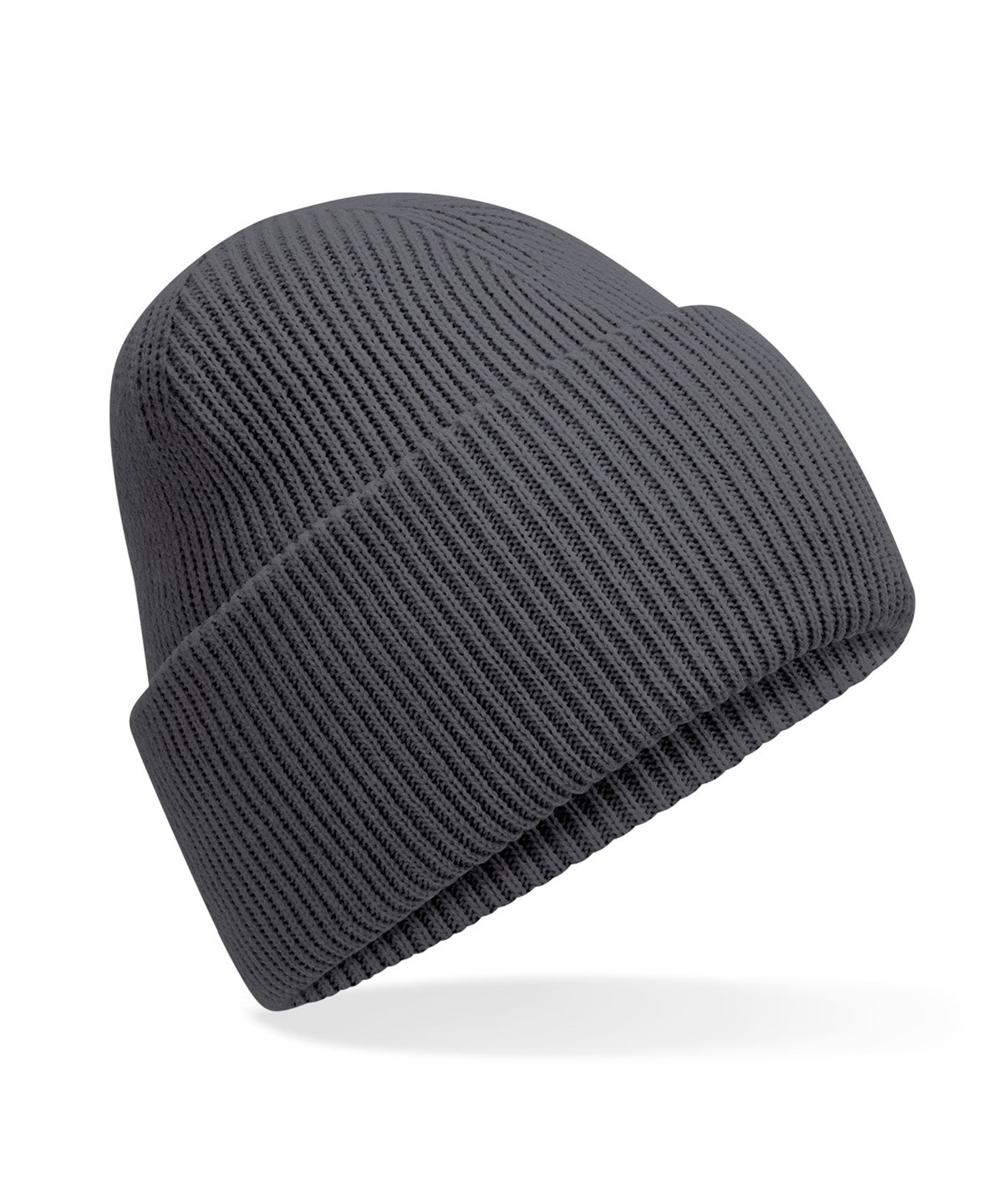 Beanies - Klassisk djupvikt mössa Graphite Grey One size