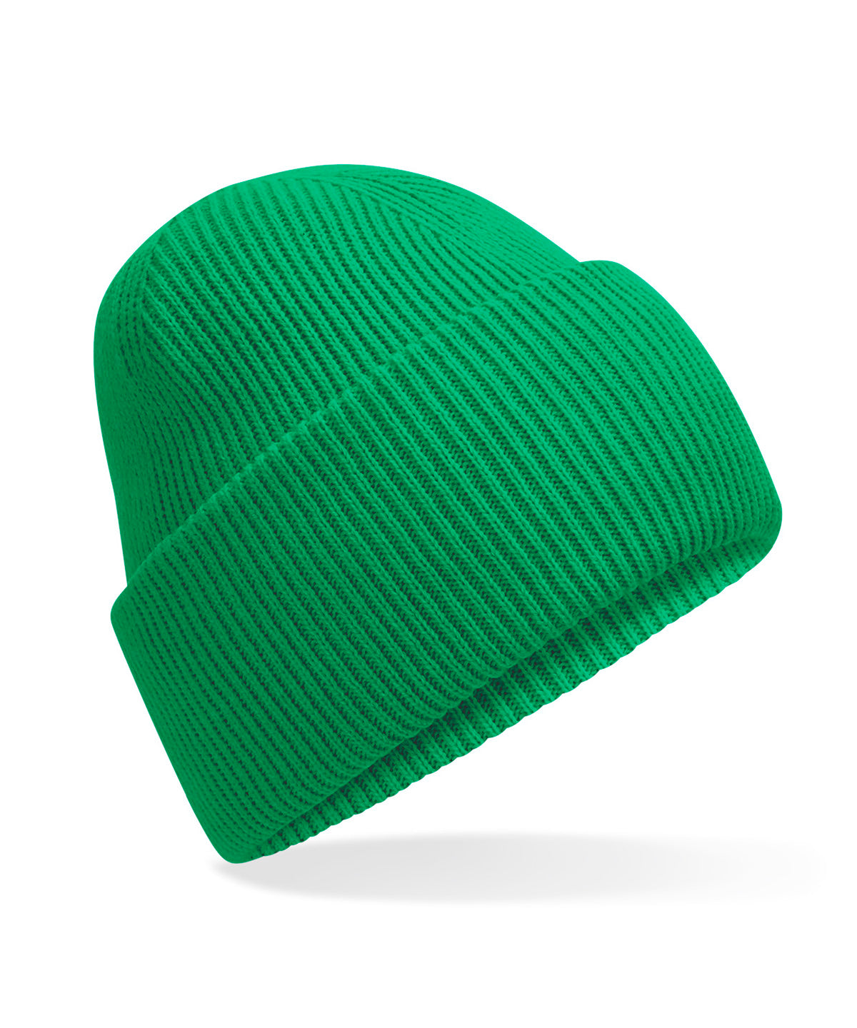 Beanies - Klassisk djupvikt mössa Kelly Green One size