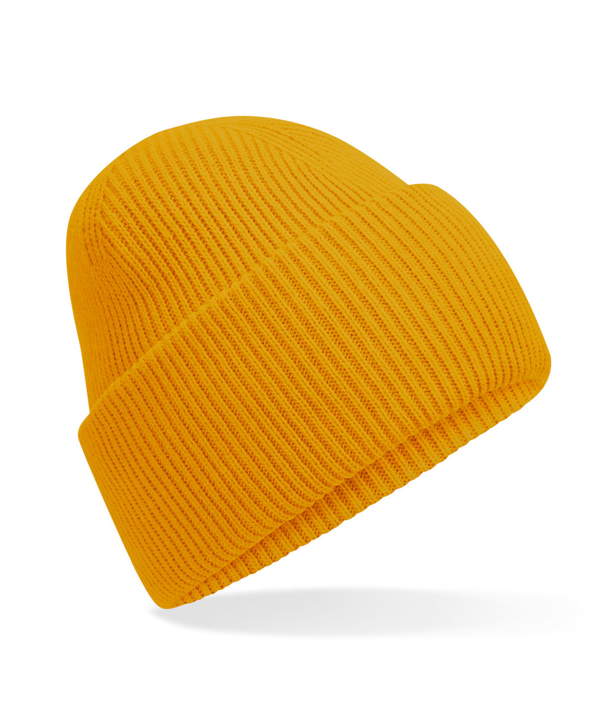 Beanies - Klassisk djupvikt mössa Mustard One size