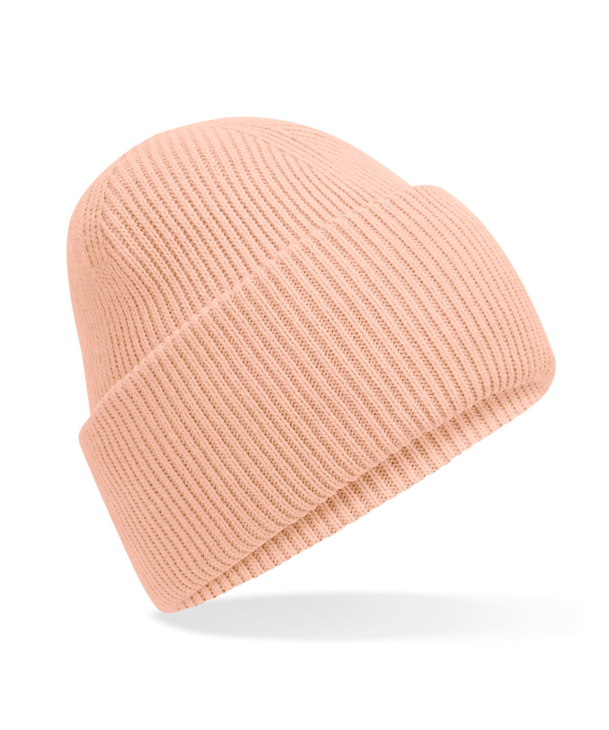 Beanies - Klassisk djupvikt mössa Peach One size