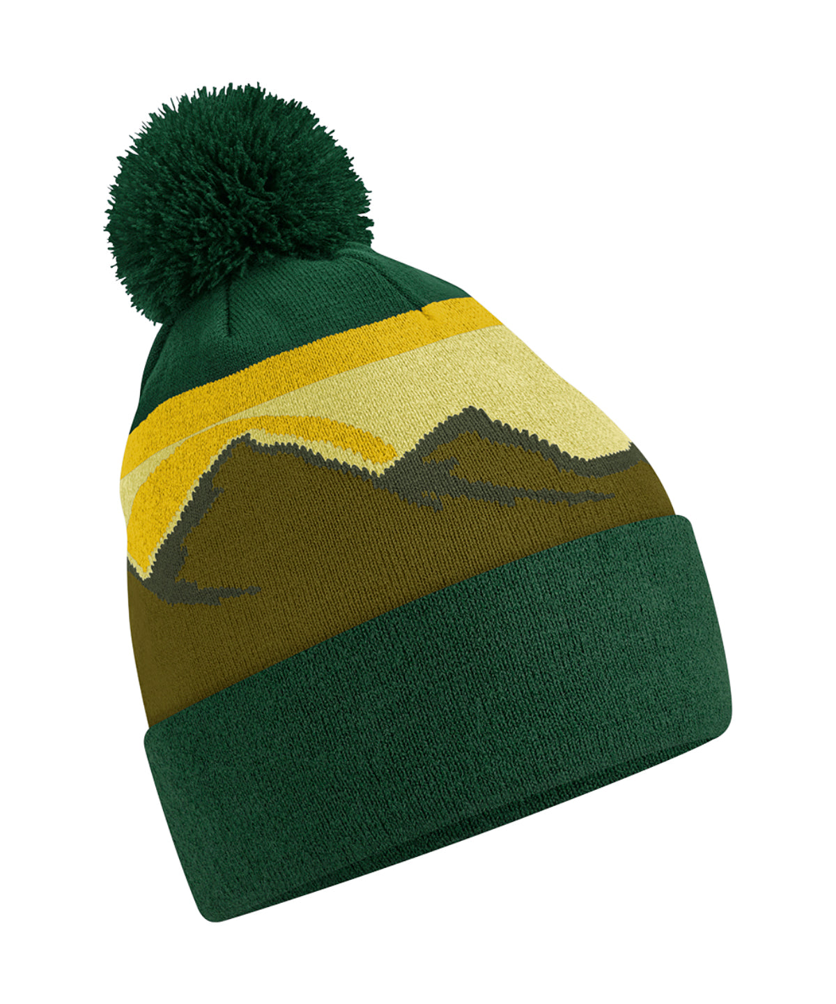 Beanies - Mountain Peaks Pompom Mössa Alpine Peaks One size