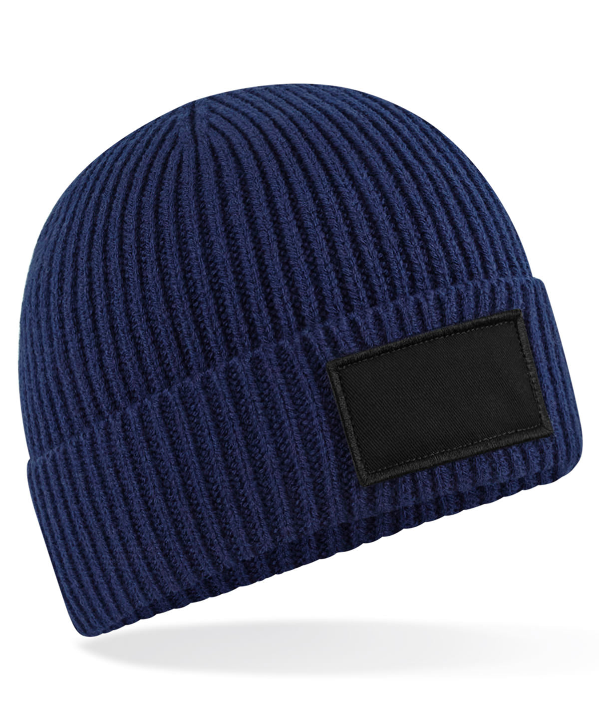 Beanies - Mode Patch Beanie Oxford Navy Black One size