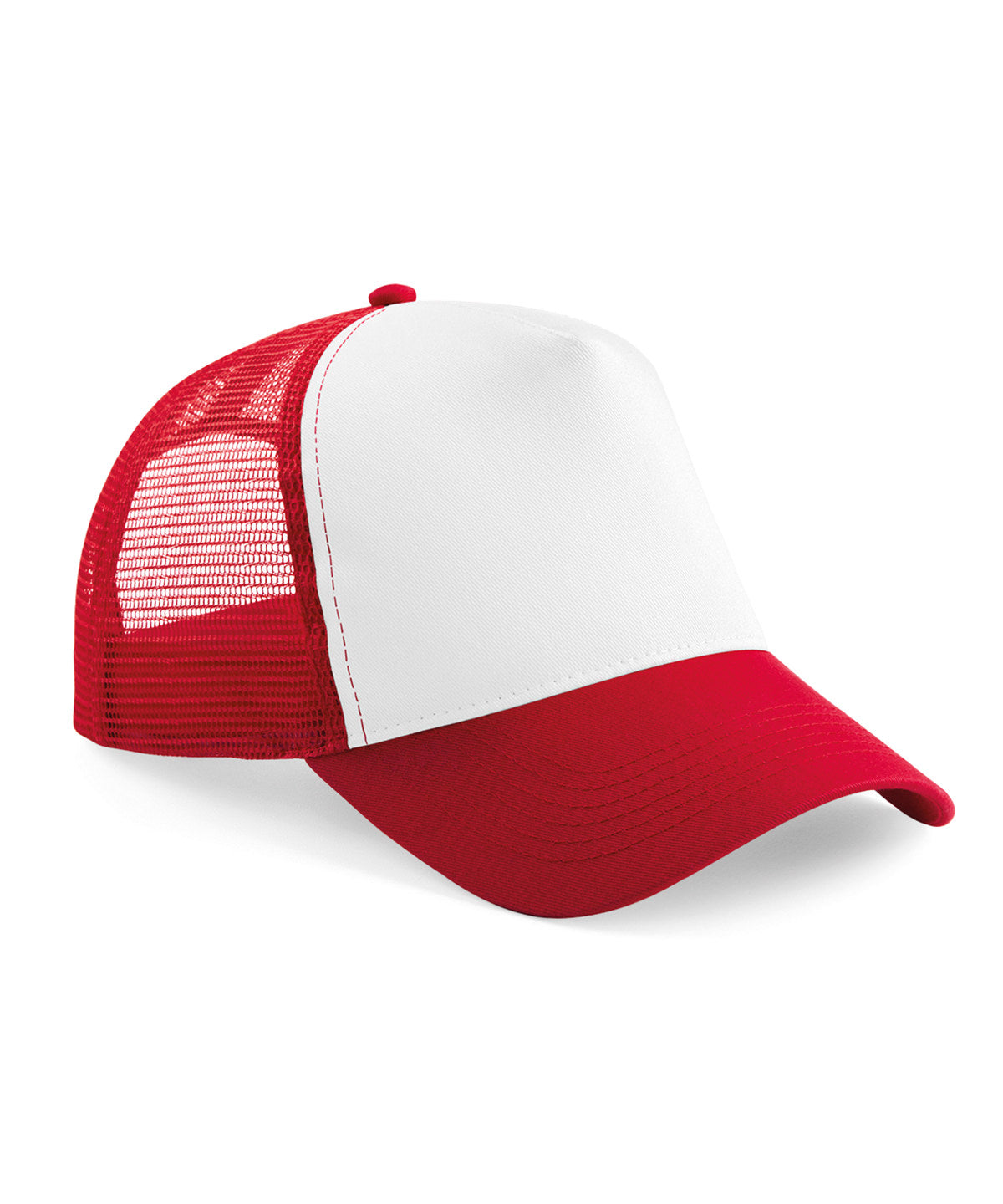 Caps - Teknisk mesh truckerkeps – retro och modern Classic Red White One size