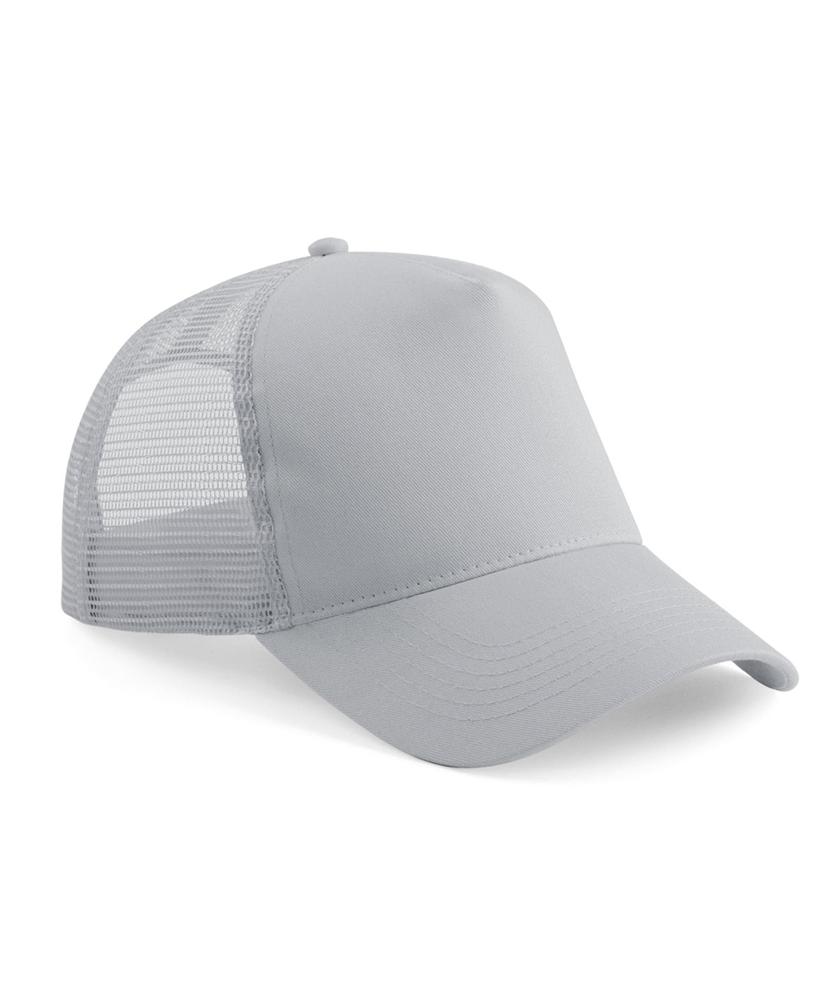 Caps - Teknisk mesh truckerkeps – retro och modern Light Grey Light Grey One size