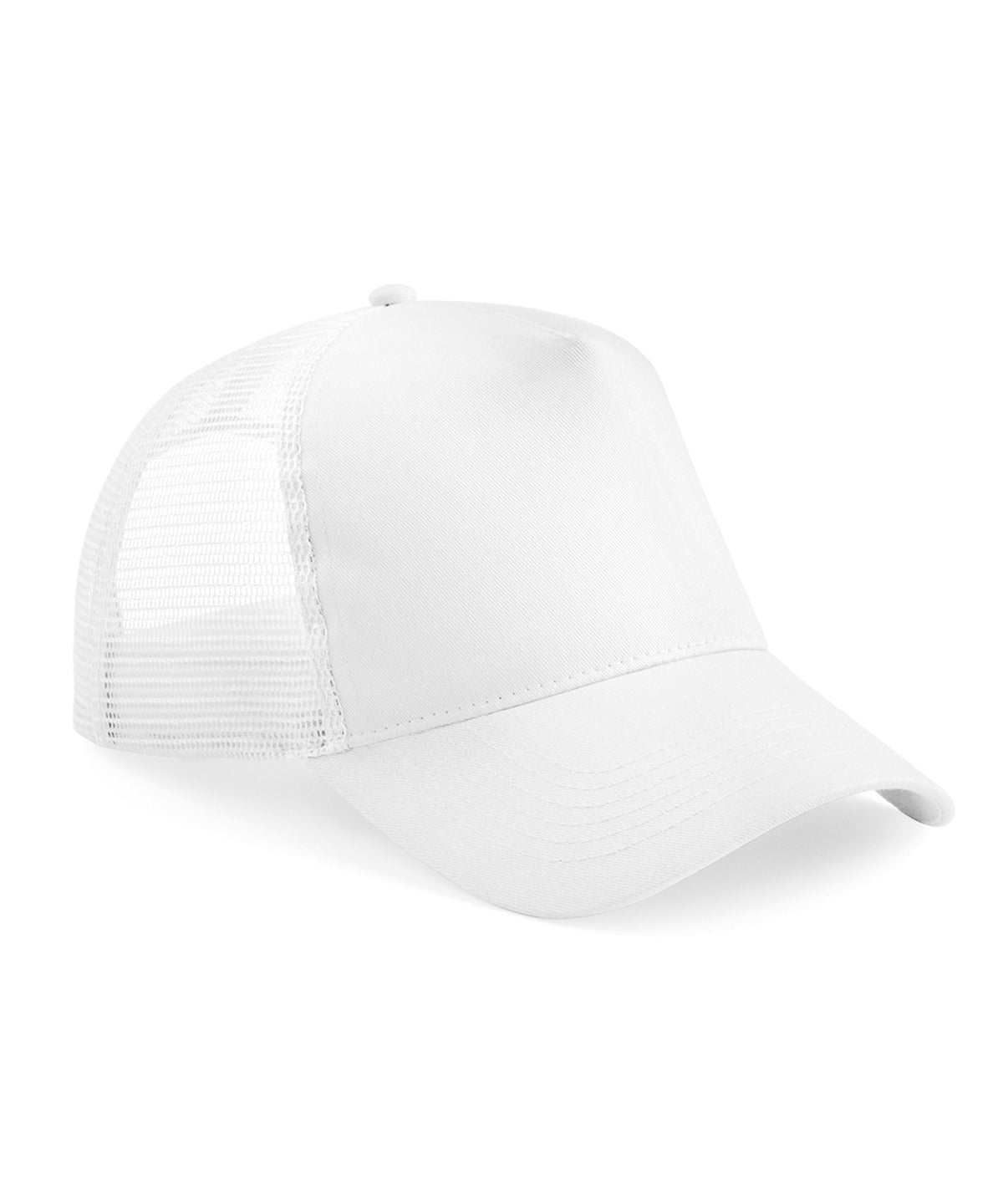 Caps - Teknisk mesh truckerkeps – retro och modern White White One size