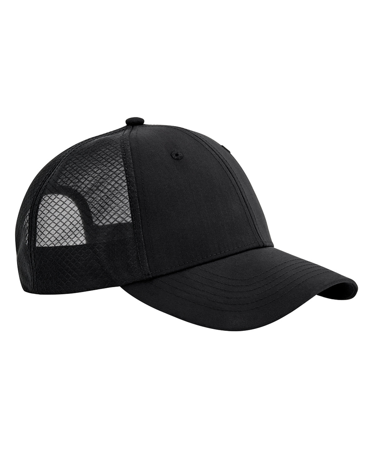 Caps - Teknisk Mesh Truckerkeps Black Black One size