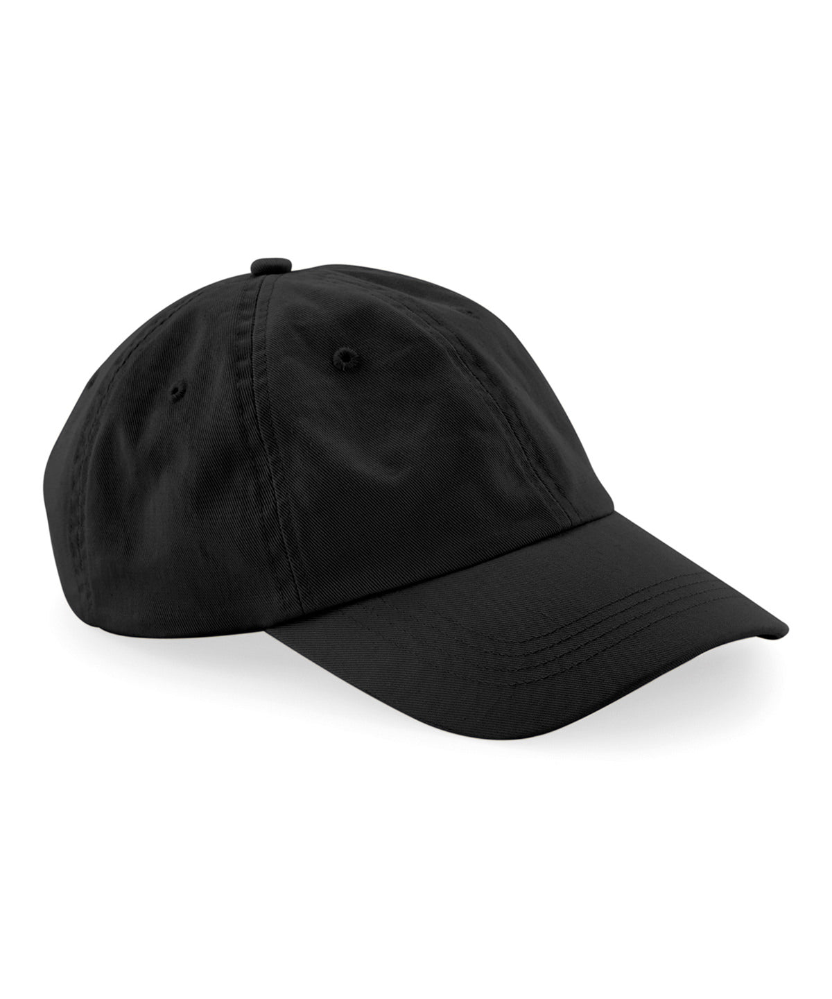 Caps - Organisk Bomull 6-Panel Keps Black One size