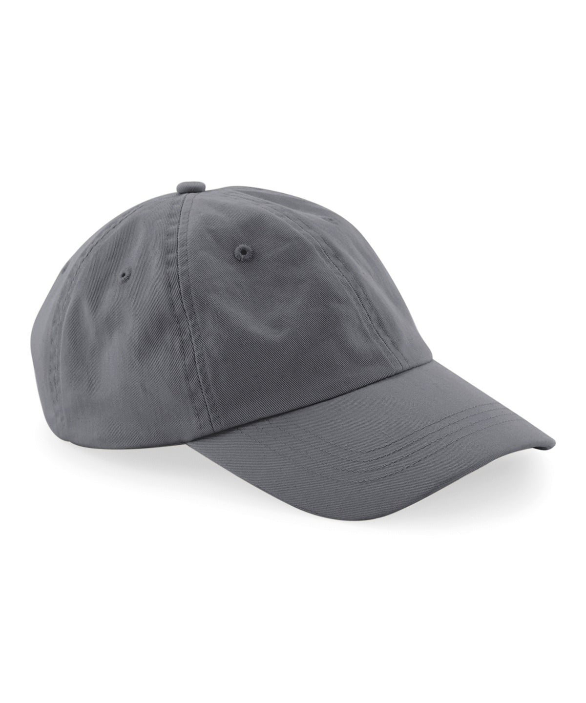 Caps - Organisk Bomull 6-Panel Keps Graphite Grey One size