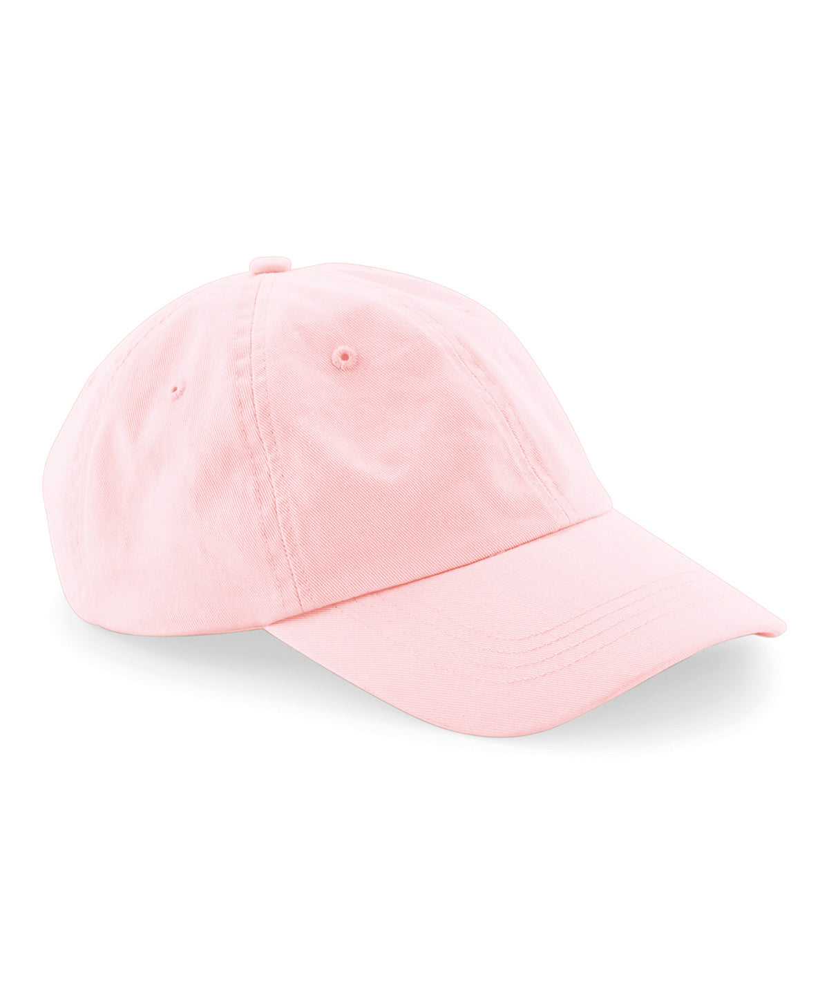 Caps - Organisk Bomull 6-Panel Keps Powder Pink One size