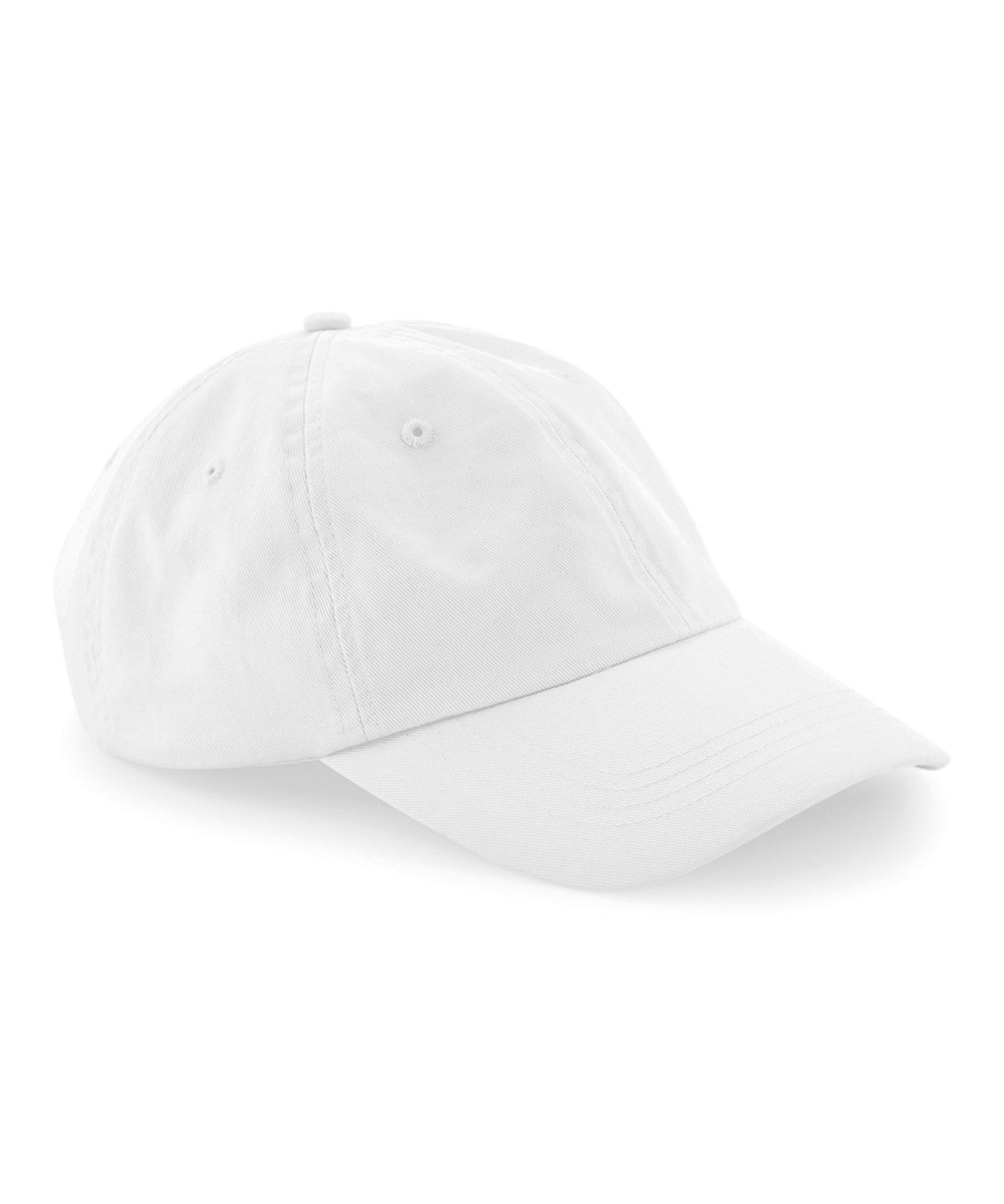 Caps - Organisk Bomull 6-Panel Keps White One size