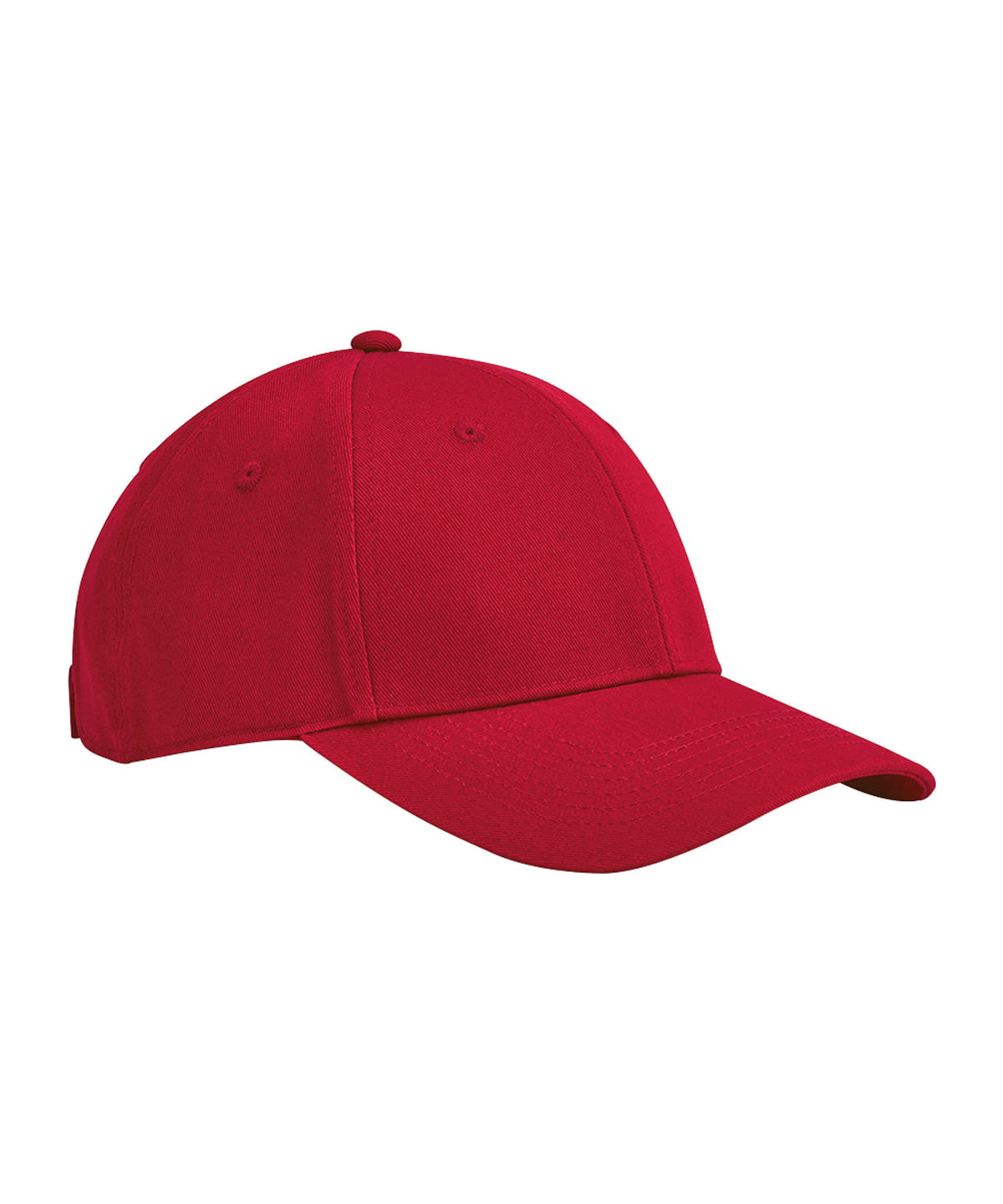 Caps - Juniorklassisk Ekologisk Bomull 6-Panel Keps Classic Red One size