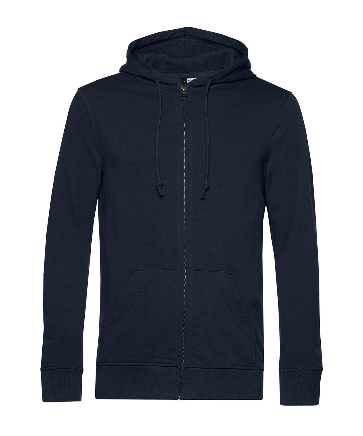 Hoodies - B&C Inspire Zipped Hoodie Navy Blue