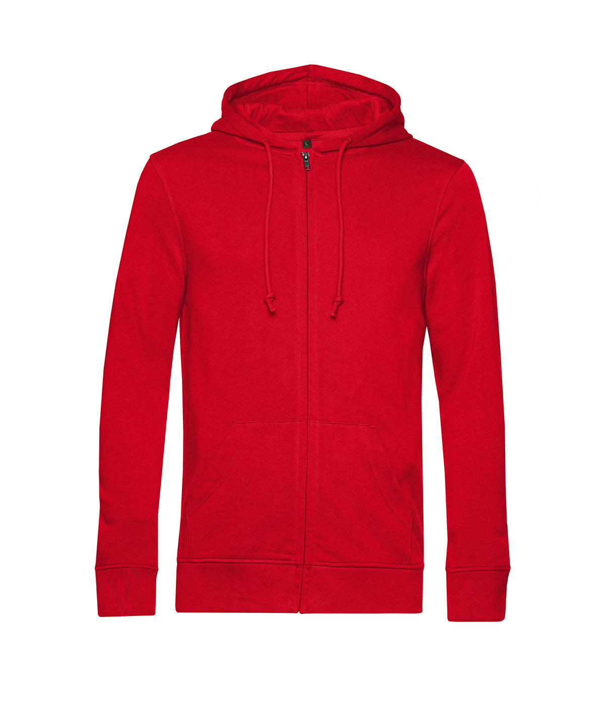 Hoodies - B&C Inspire Zipped Hoodie Red