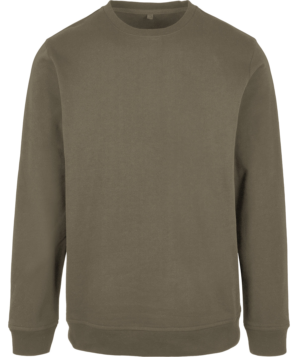 Sweatshirts - Basic crew neck sweatshirt Olive XS