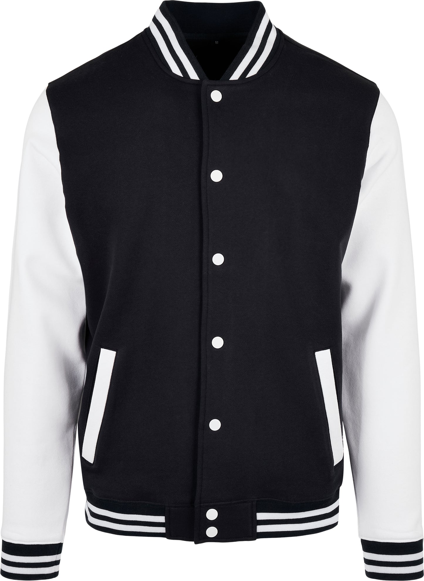 Jackets - Basic collegejacka Black White XS