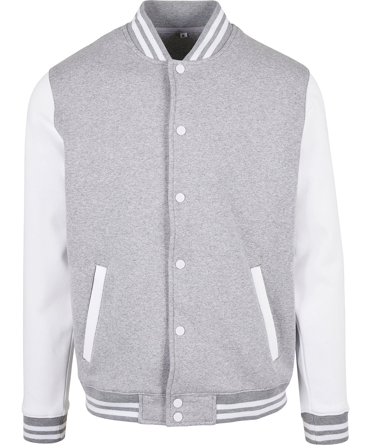 Jackets - Basic collegejacka Heather Grey White XS