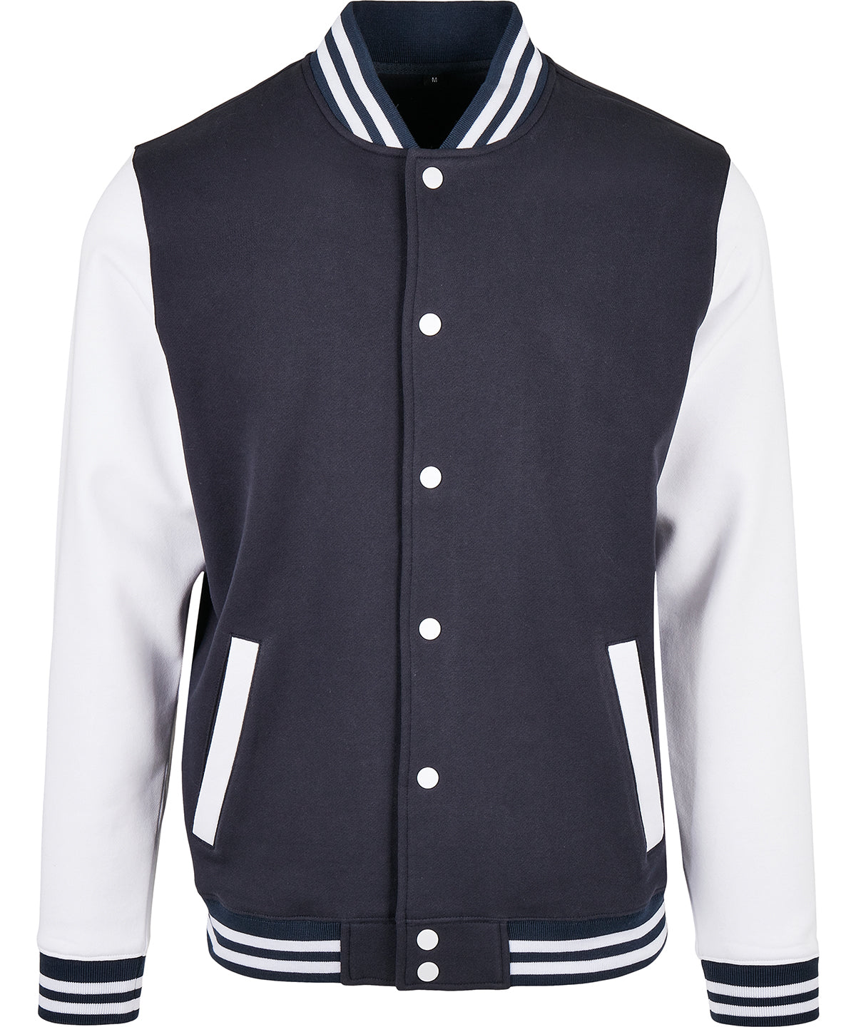 Jackets - Basic collegejacka Navy White XS