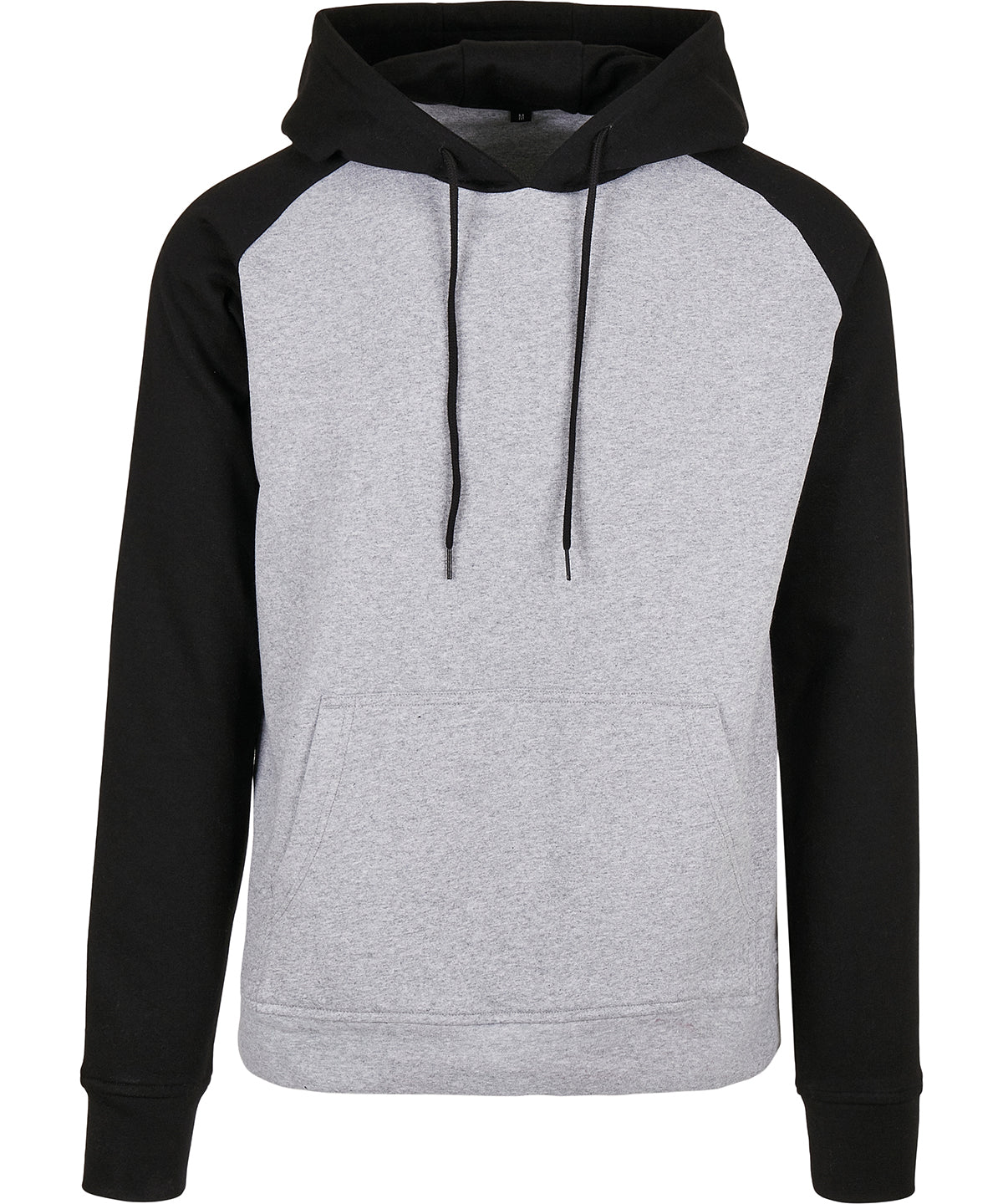 Hoodies - Raglan hoodie – grundläggande stil Heather Grey Black XS