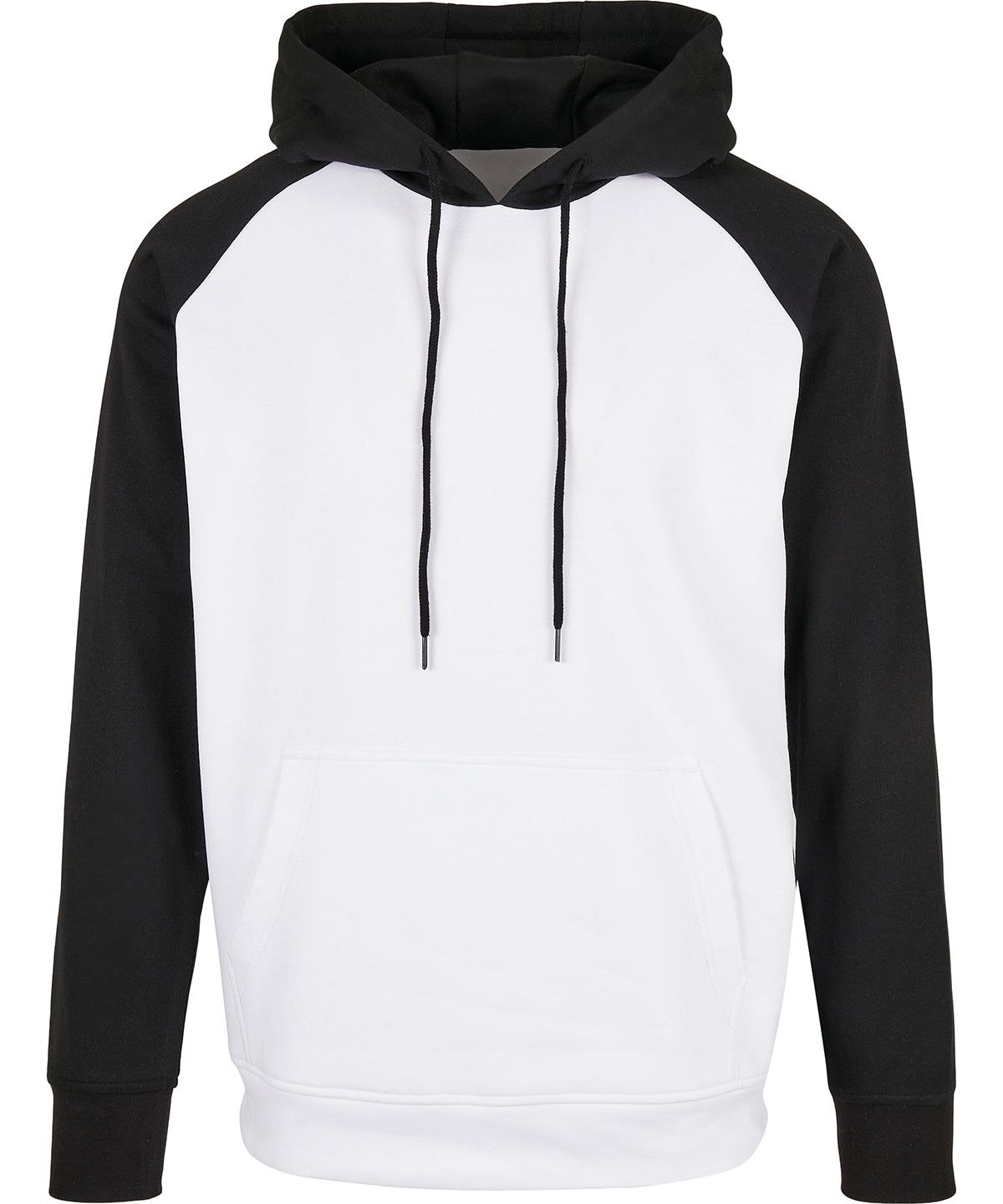 Hoodies - Raglan hoodie – grundläggande stil White Black XS