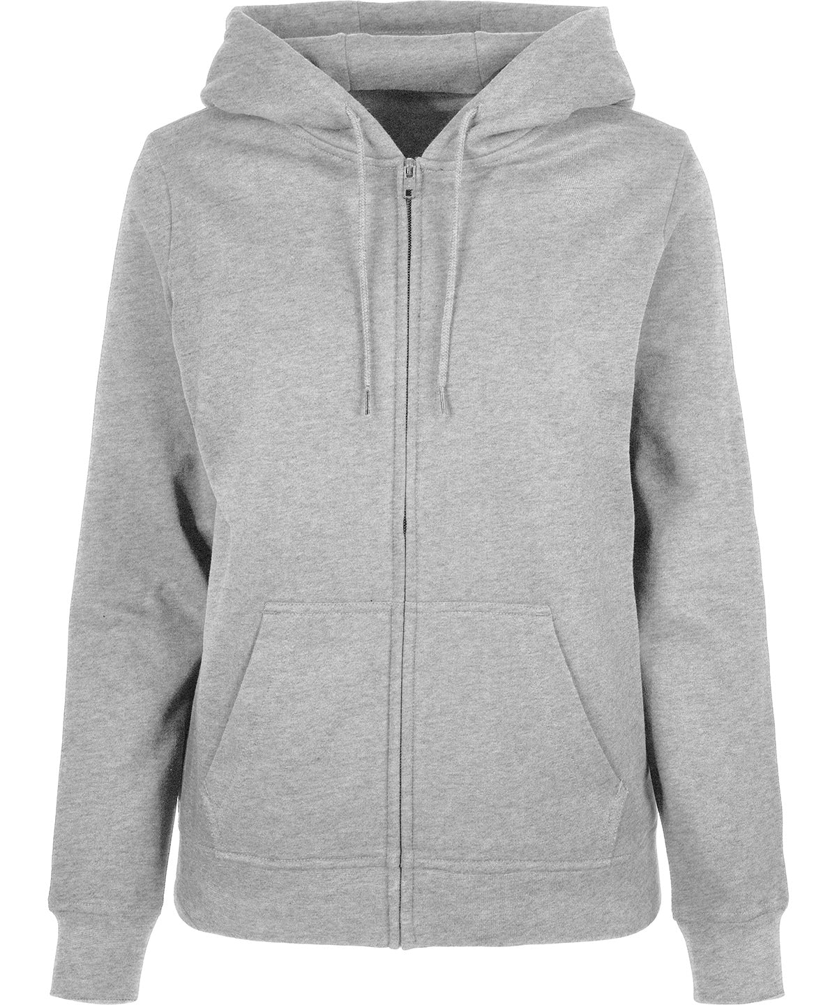 Hoodies - Zip hoodie – basmodell Heather Grey XS