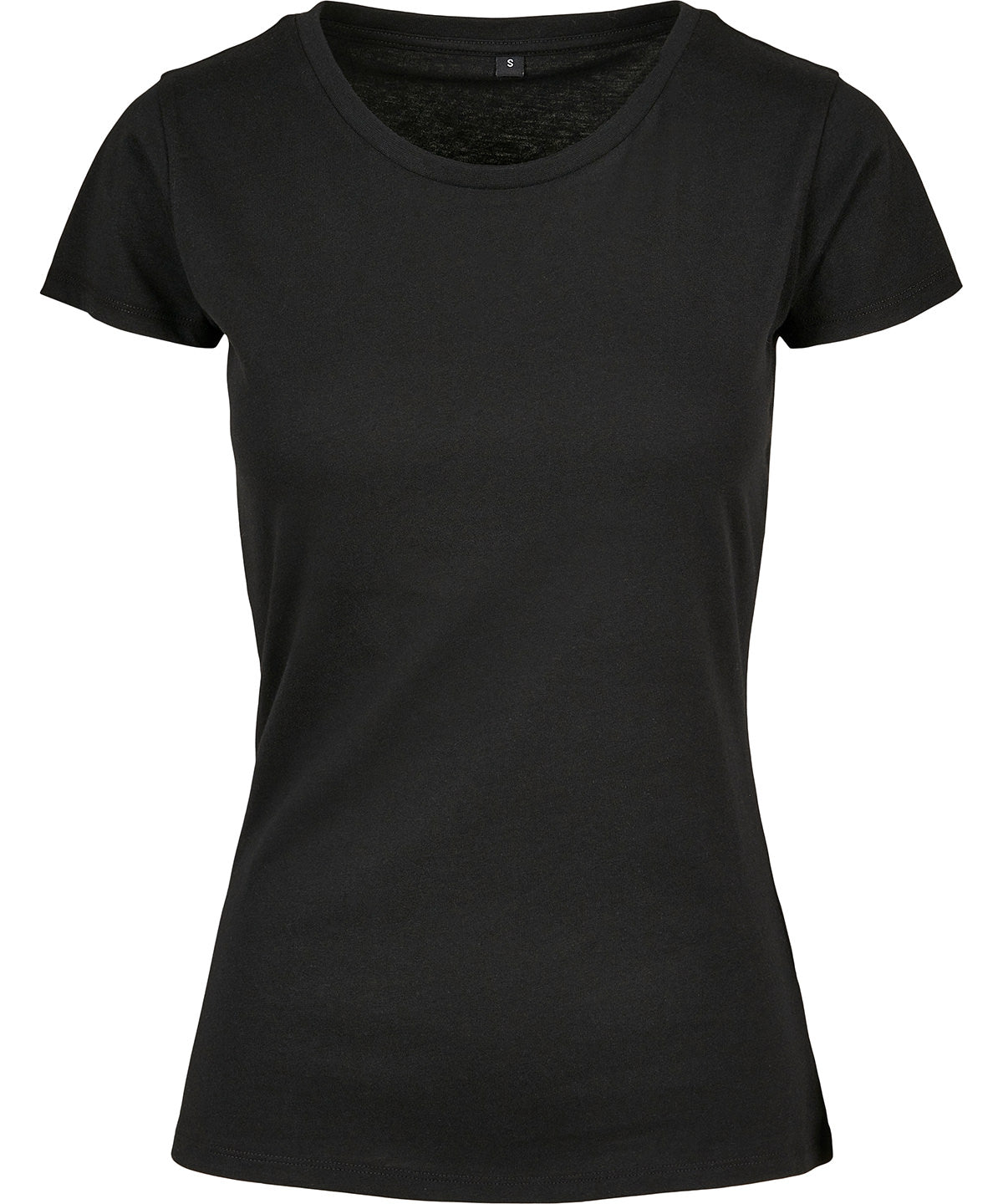 T-Shirts - Basictopp för dam med perfekt passform Black XS