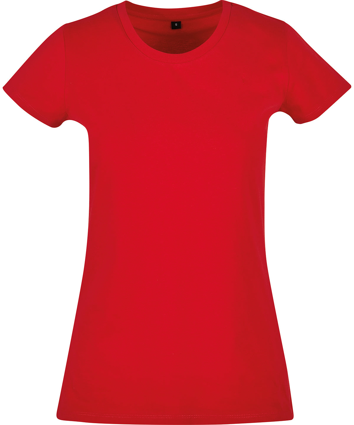 T-Shirts - Basictopp för dam med perfekt passform City Red XS