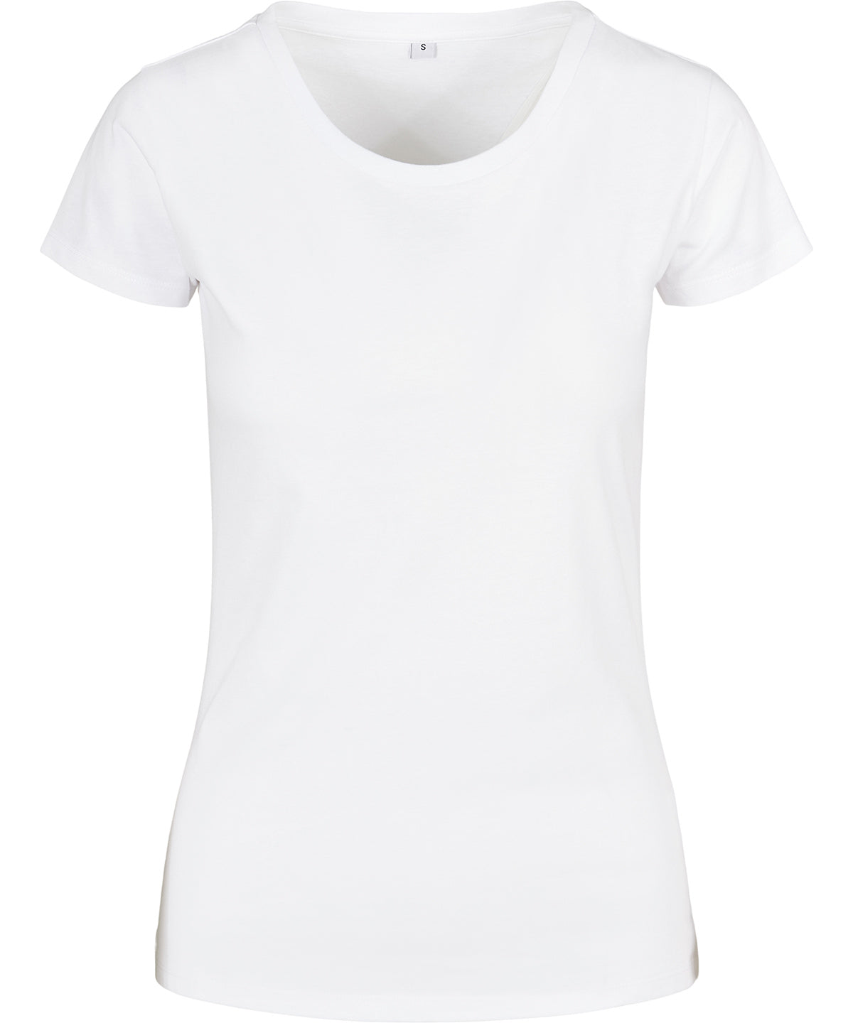 T-Shirts - Basictopp för dam med perfekt passform White XS