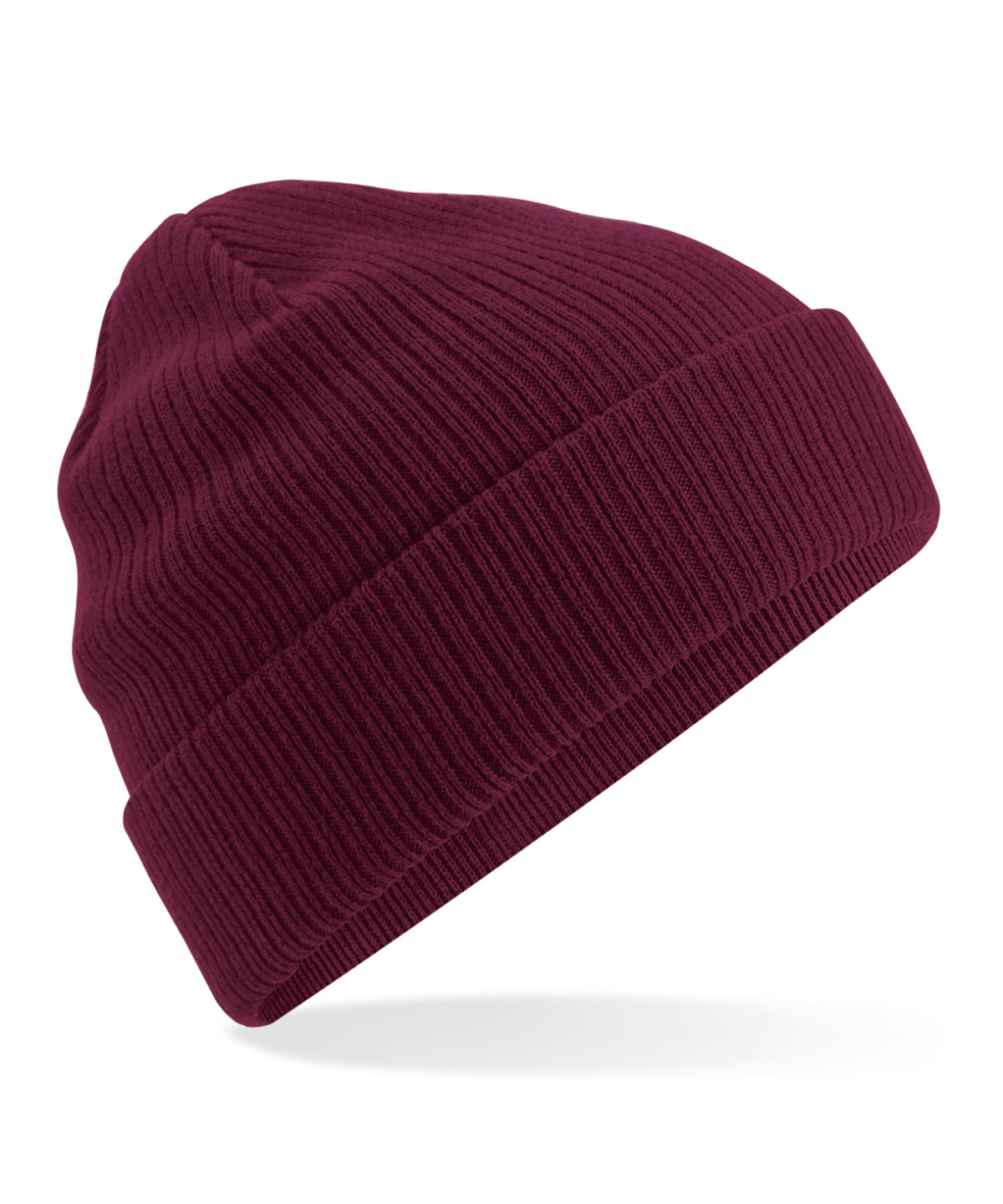 Beanies - Ekologisk Bomullsbeanie Burgundy One size