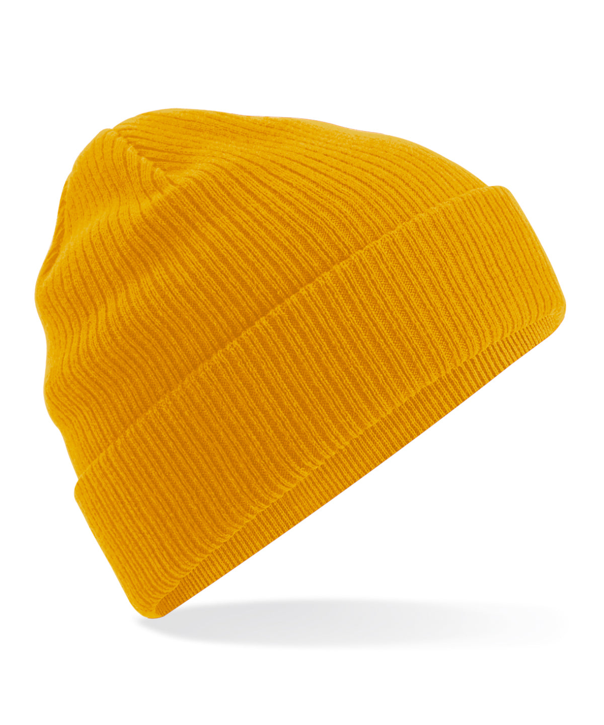 Beanies - Ekologisk Bomullsbeanie Mustard One size