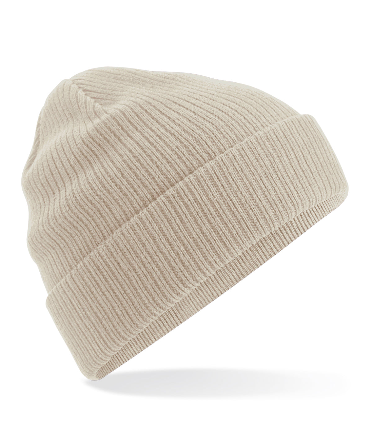 Beanies - Ekologisk Bomullsbeanie Sand One size