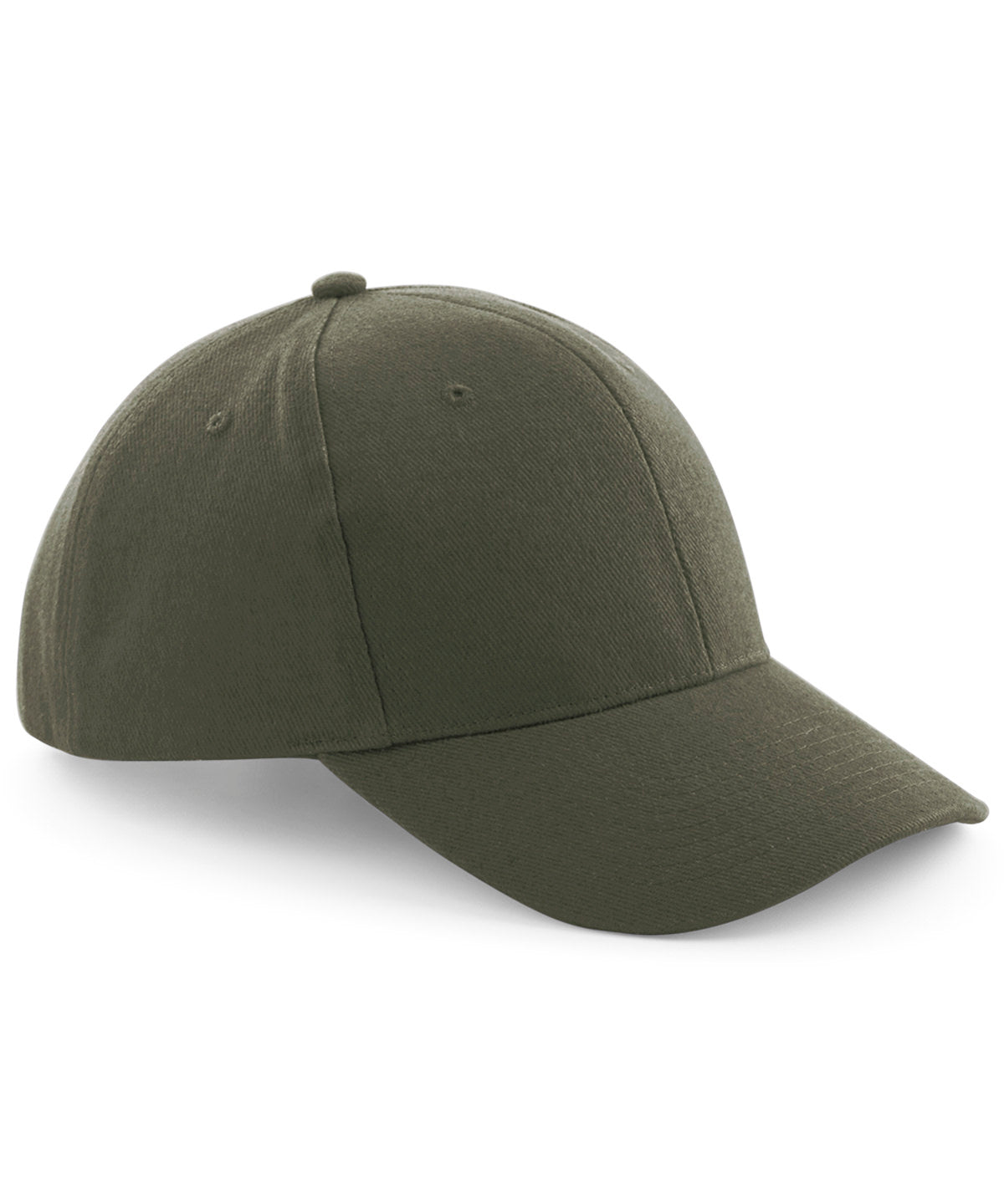 Caps - Pro-stil Tyngd Borstad Bomull Keps Olive Green One size