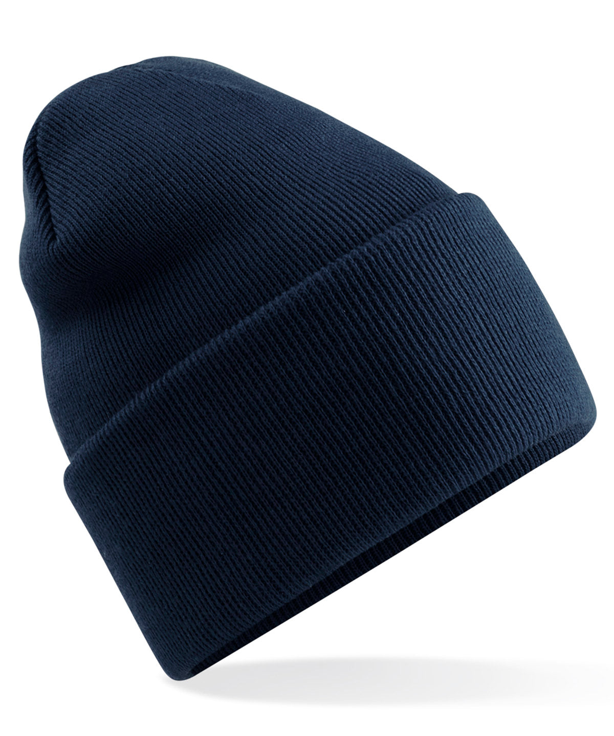 Beanies - Original djup uppvikt mössa French Navy One size