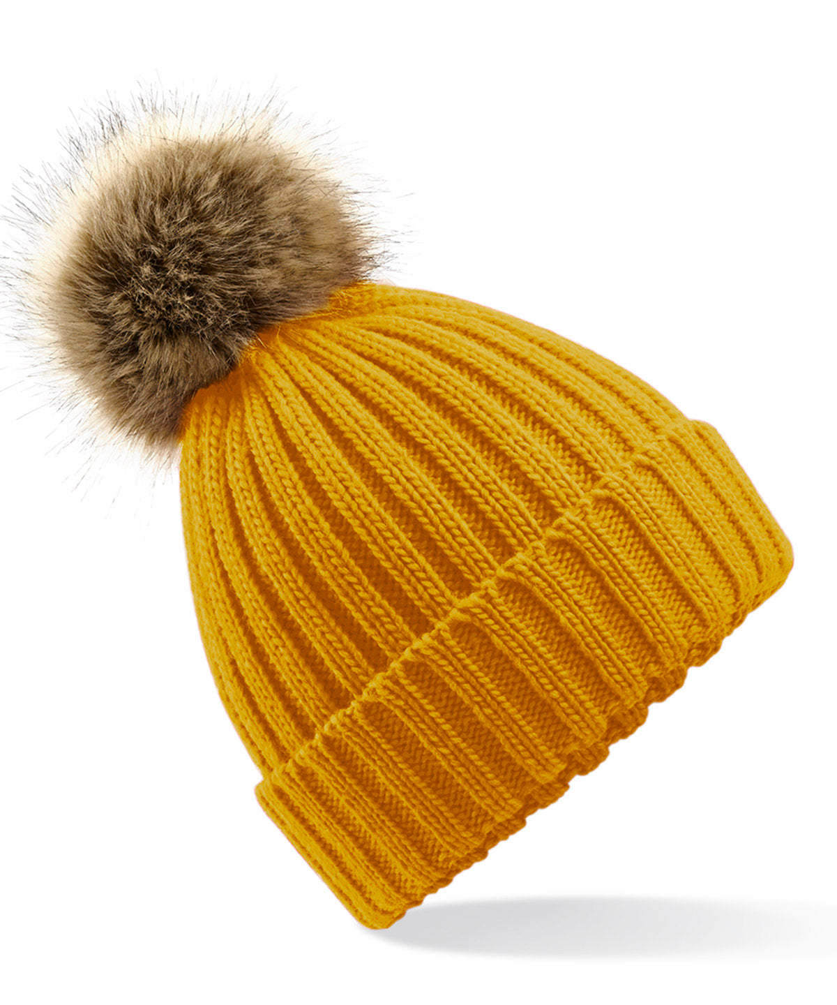 Beanies - Biscuit Mustard One size