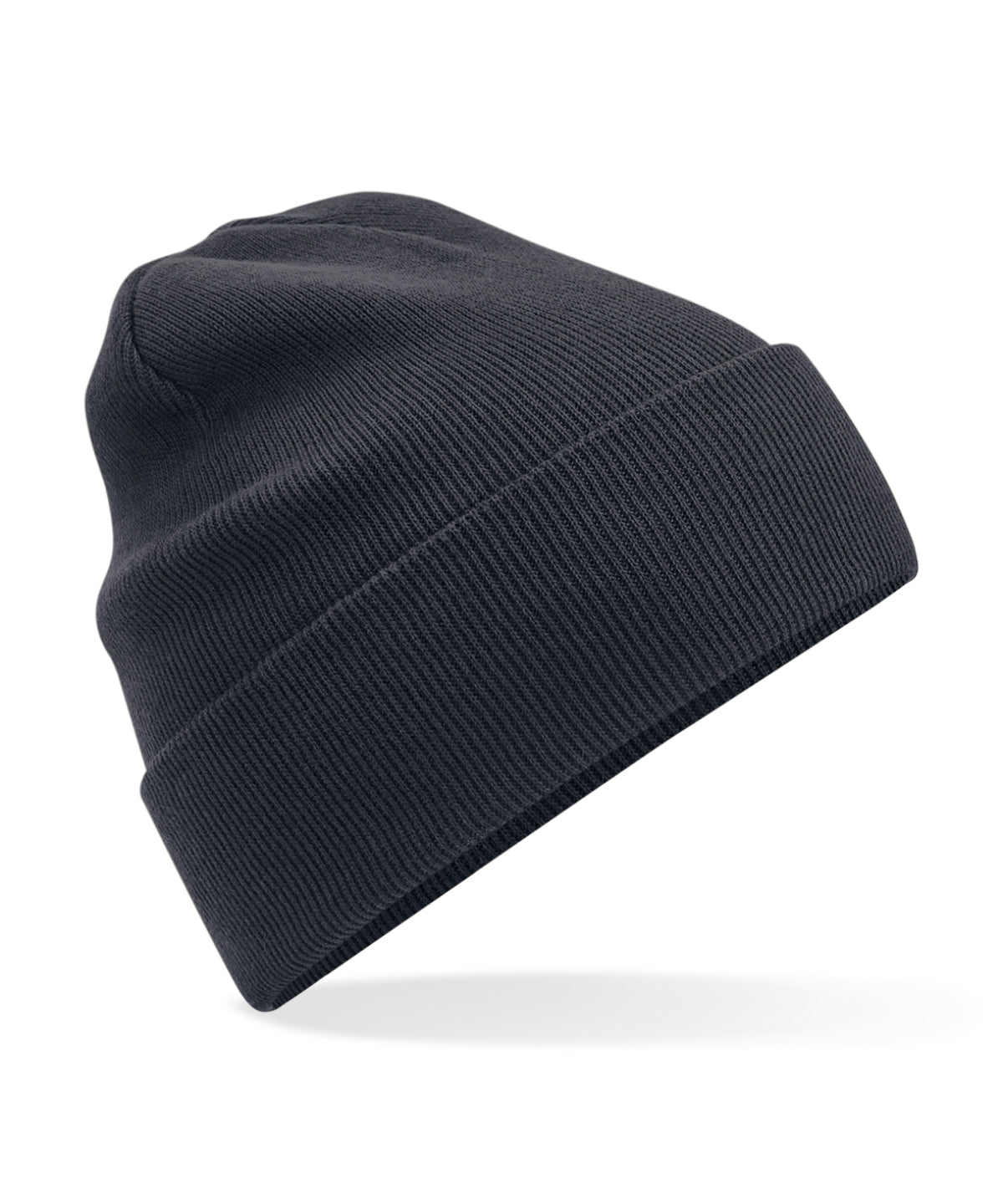 Beanies - Original Cuffed Beanie i Ekologisk Bomull Graphite Grey One size