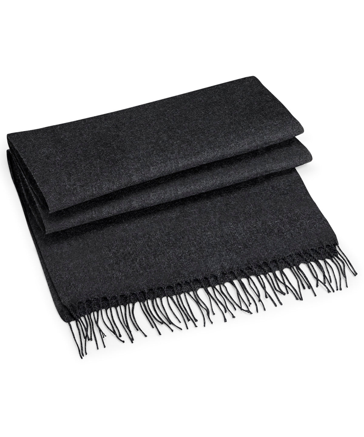 Scarves - Klassisk vävd sjal Charcoal One size