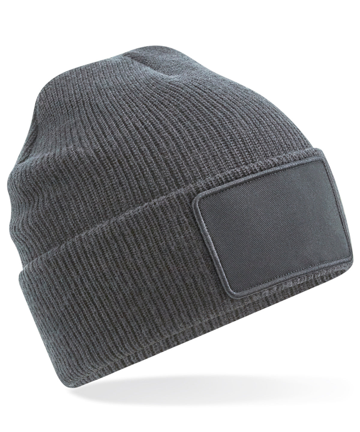 Beanies - Thinsulate Mössa med Avtagbar Patch Graphite Grey One size