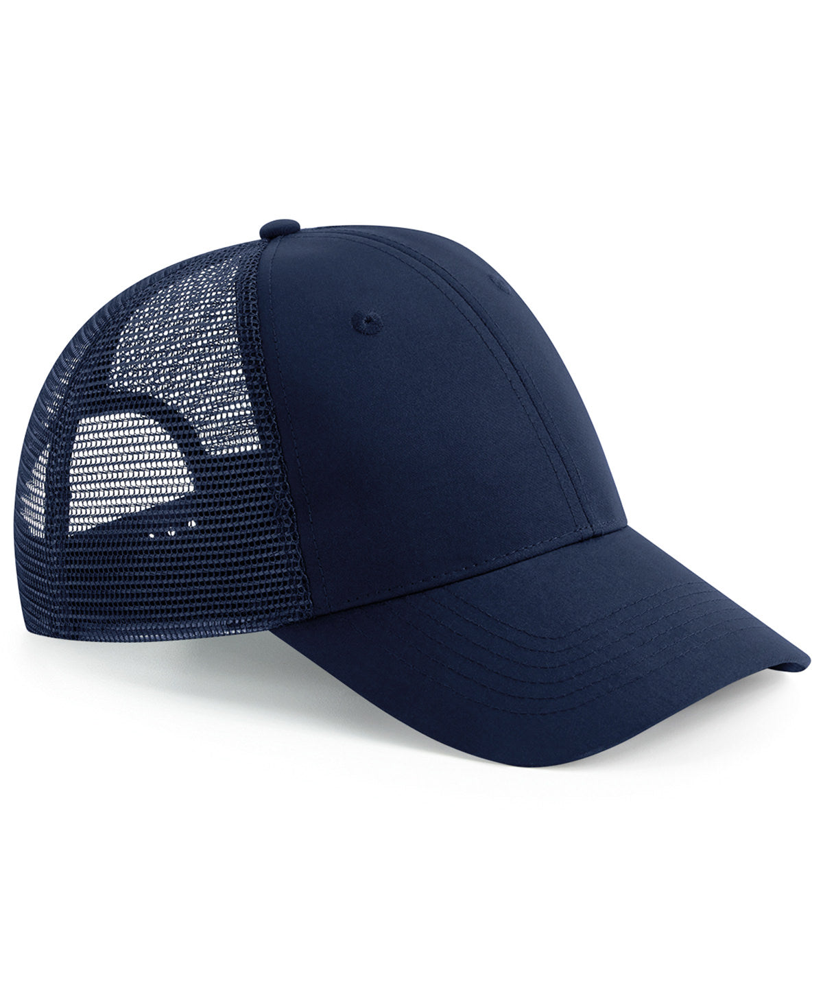 Caps - Återvunnen Urbanwear 6-Panel Snapback Trucker French Navy One size