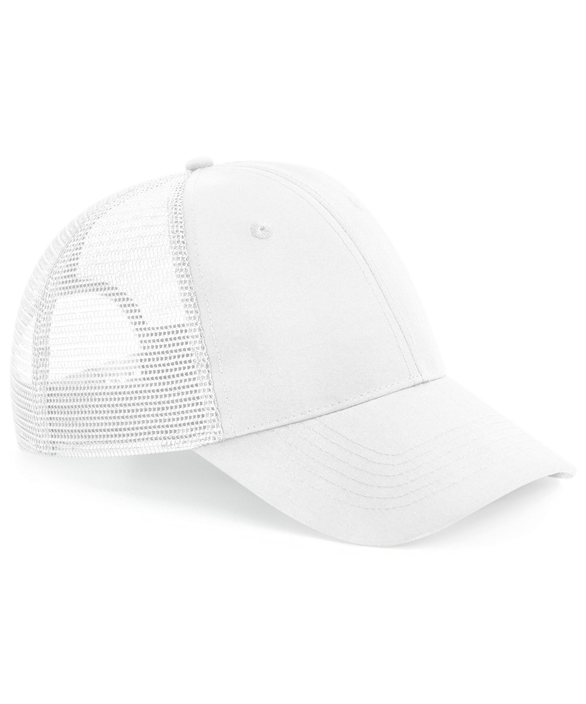 Caps - Återvunnen Urbanwear 6-Panel Snapback Trucker White One size